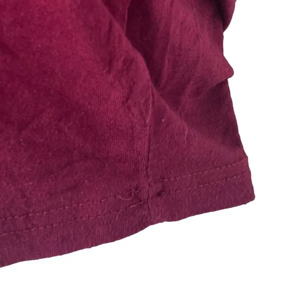 Shein Maroon  Halter Crop Top Tie Back Solid Women's Size Small - Picture 4 of 7